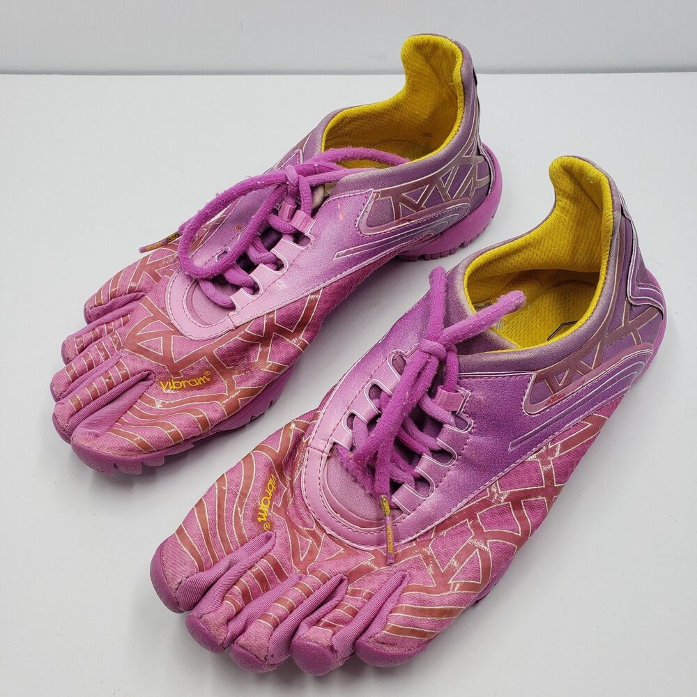 Vibram FiveFingers Shoes Womens 40 US 8.5 9 Pink Purple Minimalist Barefoot Run